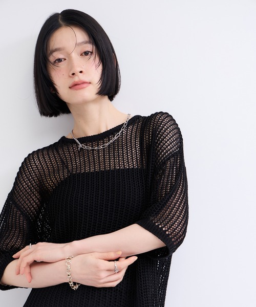 【雑誌Gisele掲載】Beautiful People サマーニット セール】透かしサマーニット（ニット/セーター）｜LE CERCLE par rope