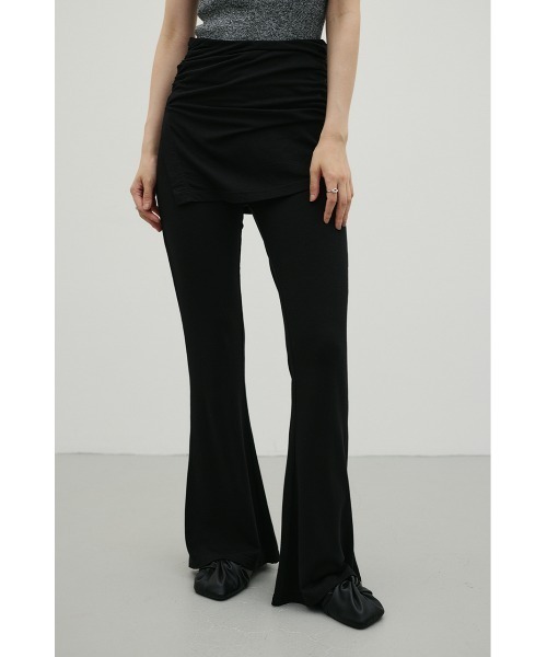 STYLEMIXER（スタイルミキサー）の「レイヤードカットフレアパンツ（その他パンツ・レディース・グレー/ブラック・SMALL/MEDIUM）」の2枚目の写真