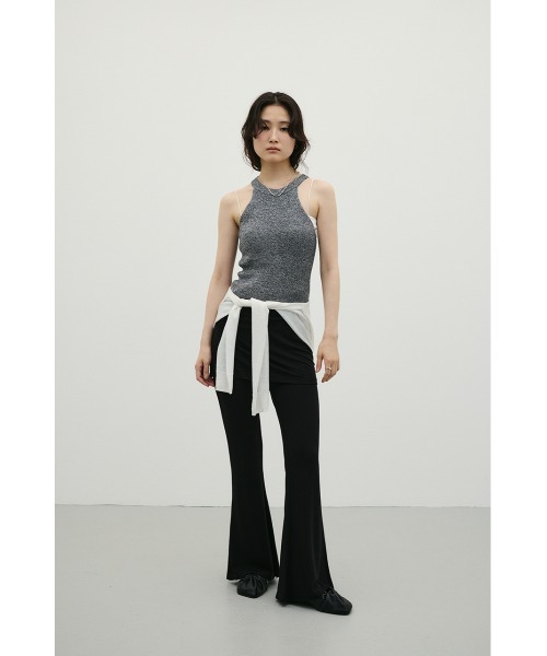 STYLEMIXER（スタイルミキサー）の「レイヤードカットフレアパンツ（その他パンツ・レディース・グレー/ブラック・SMALL/MEDIUM）」の14枚目の写真