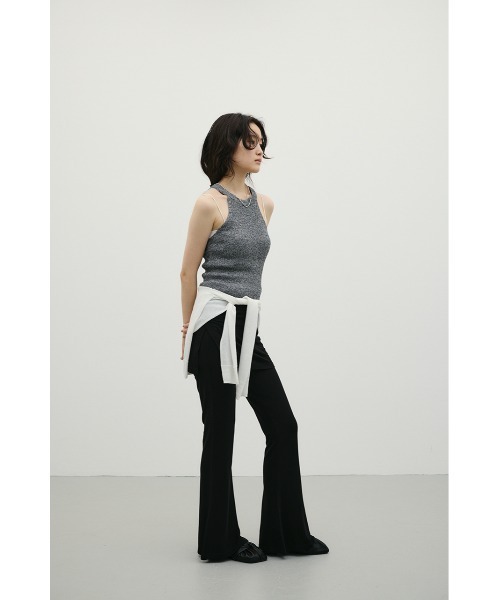STYLEMIXER（スタイルミキサー）の「レイヤードカットフレアパンツ（その他パンツ・レディース・グレー/ブラック・SMALL/MEDIUM）」の15枚目の写真