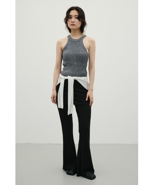 STYLEMIXER（スタイルミキサー）の「レイヤードカットフレアパンツ（その他パンツ・レディース・グレー/ブラック・SMALL/MEDIUM）」の16枚目の写真