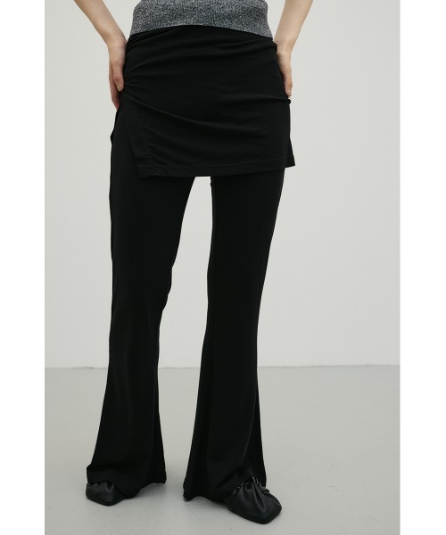 STYLEMIXER（スタイルミキサー）の「レイヤードカットフレアパンツ（その他パンツ・レディース・グレー/ブラック・SMALL/MEDIUM）」の3枚目の写真