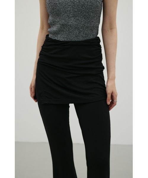 STYLEMIXER（スタイルミキサー）の「レイヤードカットフレアパンツ（その他パンツ・レディース・グレー/ブラック・SMALL/MEDIUM）」の6枚目の写真