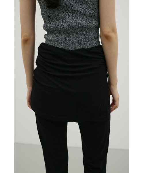 STYLEMIXER（スタイルミキサー）の「レイヤードカットフレアパンツ（その他パンツ・レディース・グレー/ブラック・SMALL/MEDIUM）」の8枚目の写真