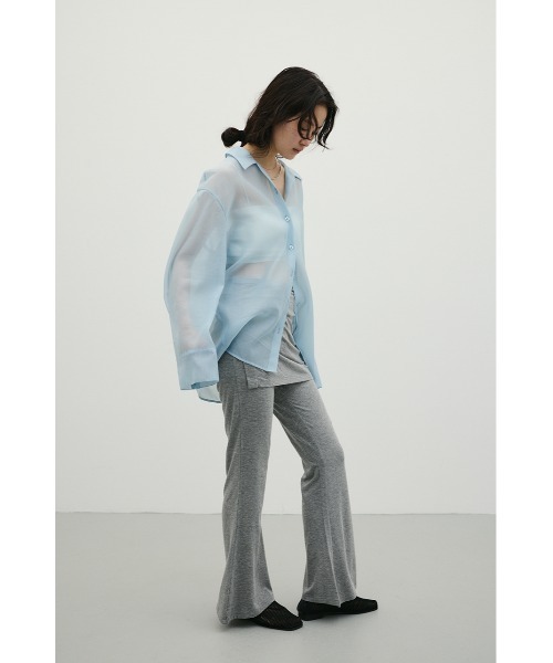 STYLEMIXER（スタイルミキサー）の「レイヤードカットフレアパンツ（その他パンツ・レディース・グレー/ブラック・SMALL/MEDIUM）」の12枚目の写真