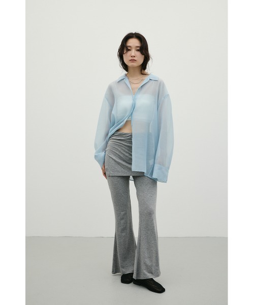 STYLEMIXER（スタイルミキサー）の「レイヤードカットフレアパンツ（その他パンツ・レディース・グレー/ブラック・SMALL/MEDIUM）」の17枚目の写真