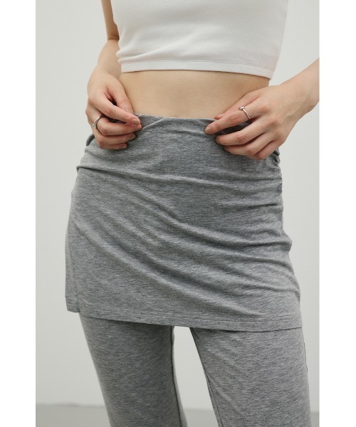 STYLEMIXER（スタイルミキサー）の「レイヤードカットフレアパンツ（その他パンツ・レディース・グレー/ブラック・SMALL/MEDIUM）」の22枚目の写真