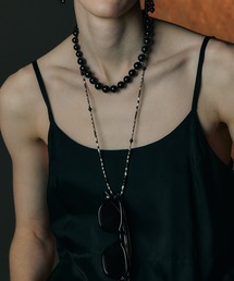 【IRIS 47】strata glass chain necklace/ストレイタ グラスチェーン ネックレス VSJ27