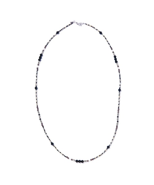 IRIS47(イリスフォーセブン)の「【IRIS 47】strata glass chain necklace/ストレイタ グラスチェーン ネックレス VSJ27(ネックレス・レディース・ブラック・FREE)」の4枚目の写真