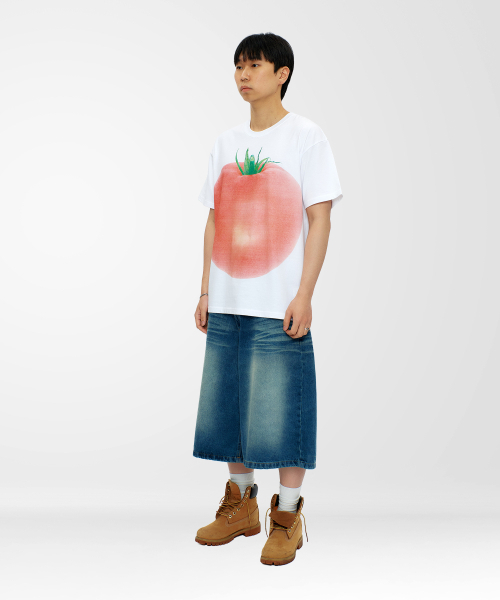 LAUGHER（ラファー）の「トマトTシャツ - ホワイト（Tシャツ/カットソー・レディース・ホワイト・MEDIUM/LARGE/X-LARGE）」の10枚目の写真