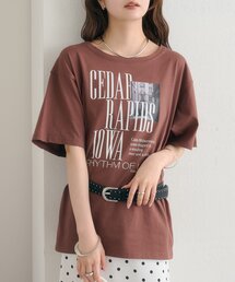 ダメージロゴTシャツ