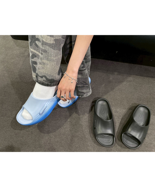 NIKE（ナイキ）の「【NIKE/ ナイキ】 ウィメンズ リアクトX レジュヴェン8 スライド（サンダル・レディース・ブラック/オレンジ/サックスブルー・25cm/24cm/23cm/22cm）」の5枚目の写真