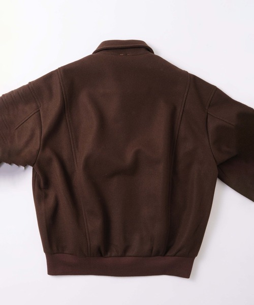 kha:ki(カーキ)の「「KHA:KI / カーキ」LOOSE VARSITY JACKET(その他アウター・レディース・ブラウン/グレー/ブラック・2/1)」の15枚目の写真