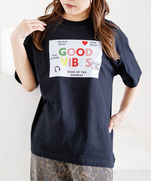 attagirl（アタガール）の「アイスシルクプリントTシャツ（Tシャツ/カットソー・レディース・ホワイト/グレー/ブラック・L/M）」の6枚目の写真