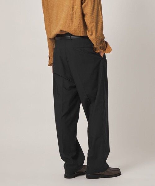 Steven Alan(スティーブンアラン)の「<Steven Alan> ライト ウール トロピカル イン ツープリーツ ドレス トラウザーズ II(スラックス・メンズ・ブラック/ネイビー・XL/S/L/M)」の5枚目の写真