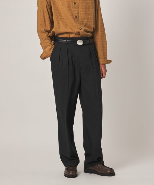 Steven Alan(スティーブンアラン)の「<Steven Alan> ライト ウール トロピカル イン ツープリーツ ドレス トラウザーズ II(スラックス・メンズ・ブラック/ネイビー・XL/S/L/M)」の6枚目の写真