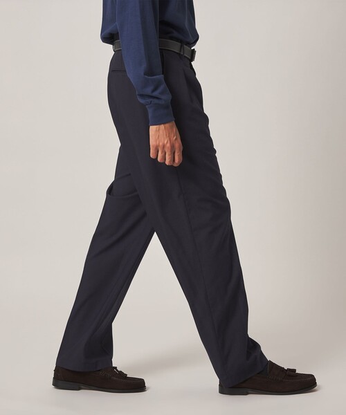 Steven Alan(スティーブンアラン)の「<Steven Alan> ライト ウール トロピカル イン ツープリーツ ドレス トラウザーズ II(スラックス・メンズ・ブラック/ネイビー・XL/S/L/M)」の7枚目の写真