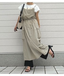 カーゴビスチェワンピース