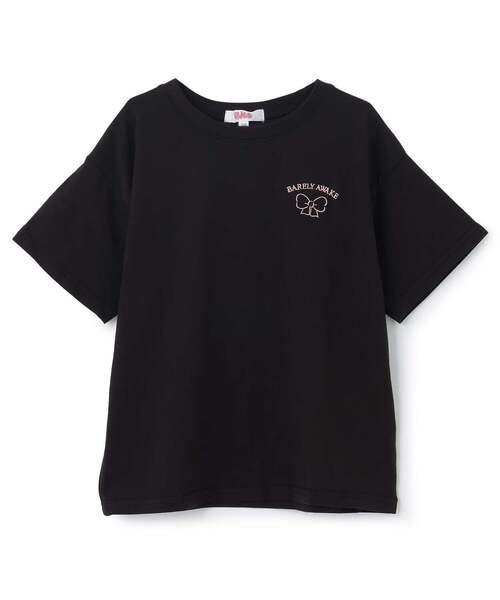綿100%】リボンくまちゃん半袖T（Tシャツ/カットソー）｜PINK-latte