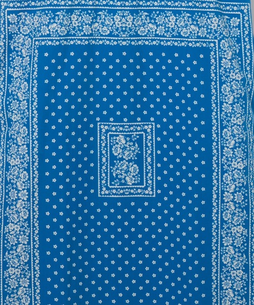 INDIA IS BEAUTIFUL（インディアイズビューティフル）の「INDIA IS BEAUTIFUL/BANDANA CAMSOLE ONEPIECE（ワンピース・レディース・ブルー・ONE SIZE）」の6枚目の写真