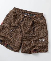 THRASHER（スラッシャー）の「【78】【THRASHER/スラッシャー】ロゴワンポイント刺繍 ナイロン 裏メッシュ バギーショートパンツ/ハーフパンツ/無地/レオパード柄（その他パンツ）」