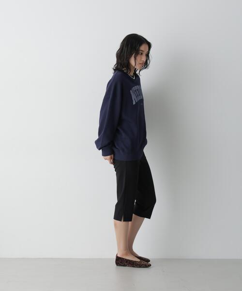 NEEDBY heritage(ニードバイヘリテージ)の「NEEDBY heritage/「STEVELOUR」別注 HUDSON M(スウェット・レディース・ネイビー/ブラウン/グリーン・M)」の5枚目の写真