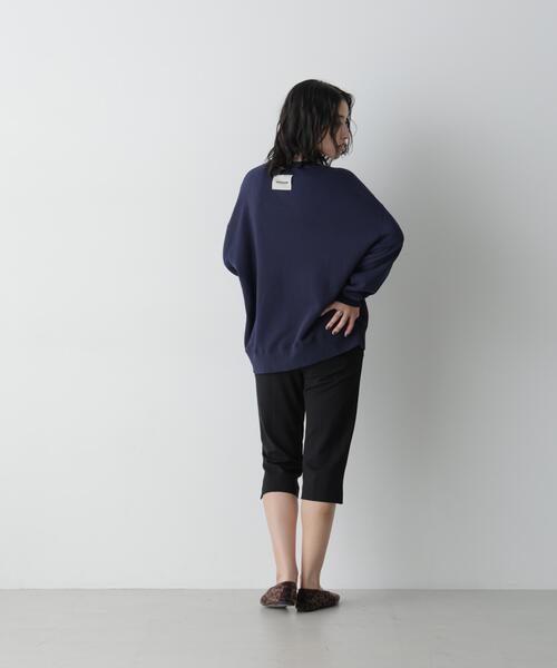 NEEDBY heritage(ニードバイヘリテージ)の「NEEDBY heritage/「STEVELOUR」別注 HUDSON M(スウェット・レディース・ネイビー/ブラウン/グリーン・M)」の6枚目の写真