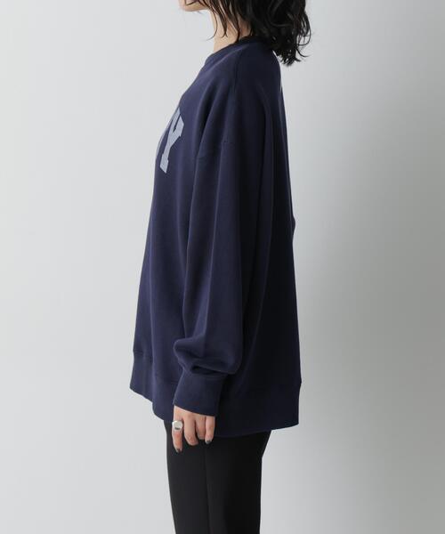 NEEDBY heritage(ニードバイヘリテージ)の「NEEDBY heritage/「STEVELOUR」別注 HUDSON M(スウェット・レディース・ネイビー/ブラウン/グリーン・M)」の9枚目の写真