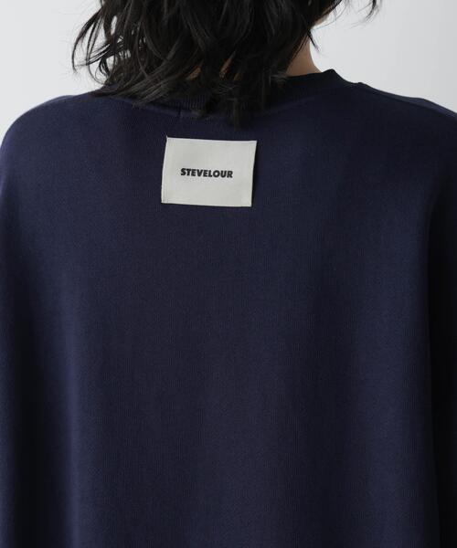 NEEDBY heritage(ニードバイヘリテージ)の「NEEDBY heritage/「STEVELOUR」別注 HUDSON M(スウェット・レディース・ネイビー/ブラウン/グリーン・M)」の11枚目の写真