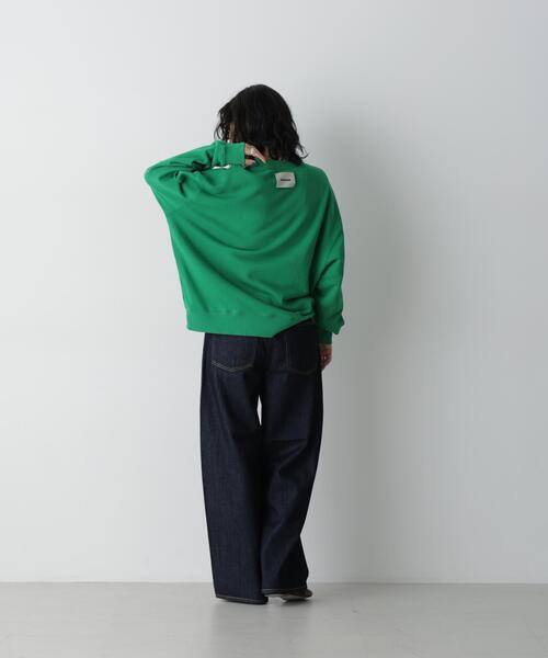 NEEDBY heritage(ニードバイヘリテージ)の「NEEDBY heritage/「STEVELOUR」別注 HUDSON M(スウェット・レディース・ネイビー/ブラウン/グリーン・M)」の21枚目の写真