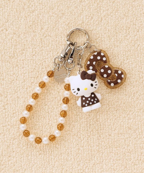 LOWRYS FARM(ローリーズファーム)の「【HELLO KITTY】DOTPVCキーチャーム 759892 /GOODS(キーホルダー・レディース・ホワイト/ブラック/ブラウン/レッド・FREE)」の4枚目の写真
