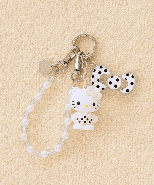 LOWRYS FARM(ローリーズファーム)の「【HELLO KITTY】DOTPVCキーチャーム 759892 /GOODS(キーホルダー・レディース・ホワイト/ブラック/ブラウン/レッド・FREE)」の2枚目の写真