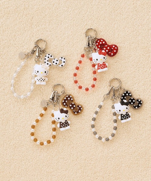 LOWRYS FARM(ローリーズファーム)の「【HELLO KITTY】DOTPVCキーチャーム 759892 /GOODS(キーホルダー・レディース・ホワイト/ブラック/ブラウン/レッド・FREE)」の5枚目の写真