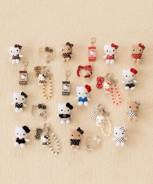 LOWRYS FARM(ローリーズファーム)の「【HELLO KITTY】DOTPVCキーチャーム 759892 /GOODS(キーホルダー・レディース・ホワイト/ブラック/ブラウン/レッド・FREE)」の6枚目の写真
