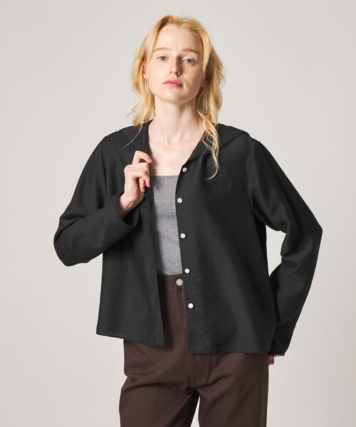 Steven Alan(スティーブンアラン)の「<Steven Alan>レース セーラーカラー ブラウス(シャツ/ブラウス・レディース・オフホワイト/ブラック・FREE)」の5枚目の写真