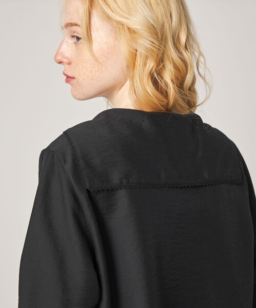 Steven Alan(スティーブンアラン)の「<Steven Alan>レース セーラーカラー ブラウス(シャツ/ブラウス・レディース・オフホワイト/ブラック・FREE)」の6枚目の写真