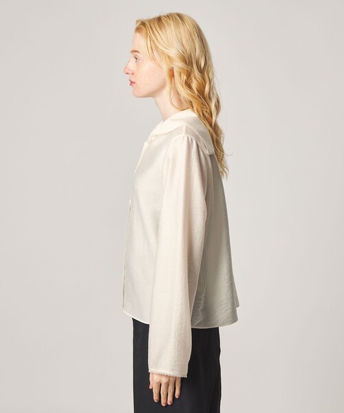 Steven Alan(スティーブンアラン)の「<Steven Alan>レース セーラーカラー ブラウス(シャツ/ブラウス・レディース・オフホワイト/ブラック・FREE)」の12枚目の写真