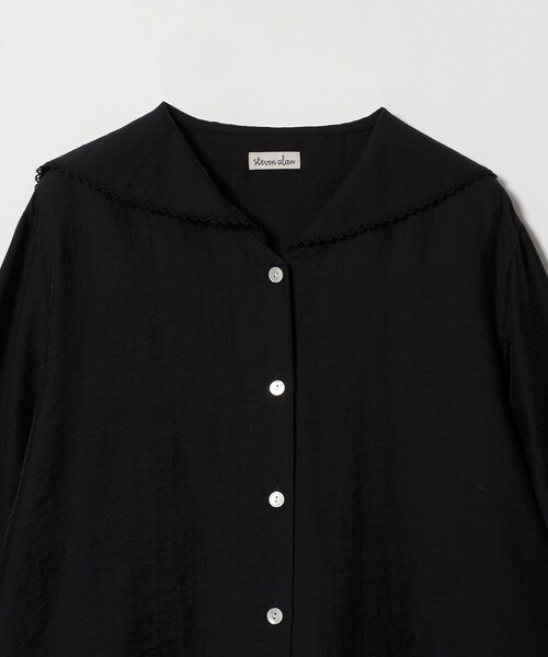 Steven Alan(スティーブンアラン)の「<Steven Alan>レース セーラーカラー ブラウス(シャツ/ブラウス・レディース・オフホワイト/ブラック・FREE)」の15枚目の写真