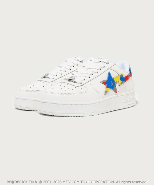 A BATHING APE(アベイシングエイプ)の「BAPE X MEDICOM TOY 30TH ANNIV. BAPE STA(スニーカー・メンズ・ホワイト・11/12/8.5/9.5/13/9/7/8/10)」の1枚目の写真