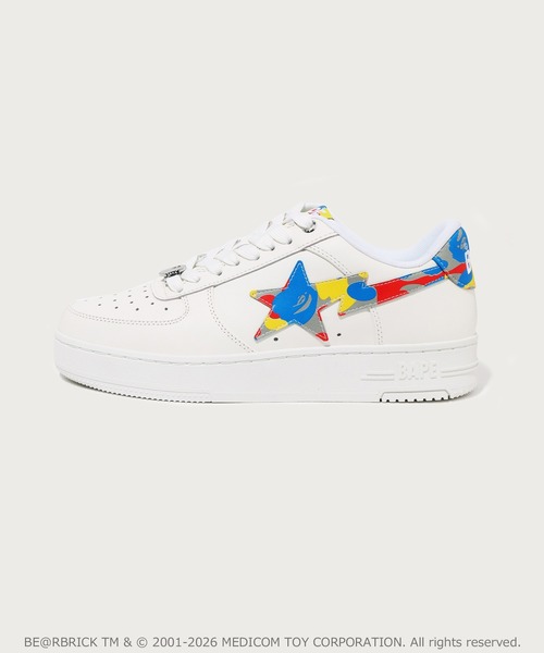 A BATHING APE(アベイシングエイプ)の「BAPE X MEDICOM TOY 30TH ANNIV. BAPE STA(スニーカー・メンズ・ホワイト・11/12/8.5/9.5/13/9/7/8/10)」の3枚目の写真