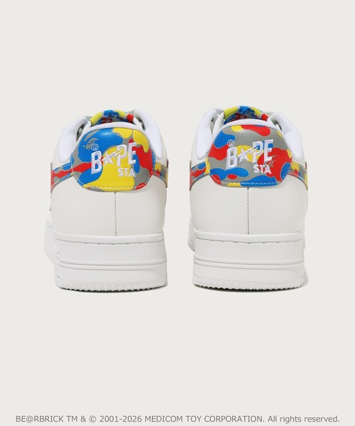 A BATHING APE(アベイシングエイプ)の「BAPE X MEDICOM TOY 30TH ANNIV. BAPE STA(スニーカー・メンズ・ホワイト・11/12/8.5/9.5/13/9/7/8/10)」の4枚目の写真