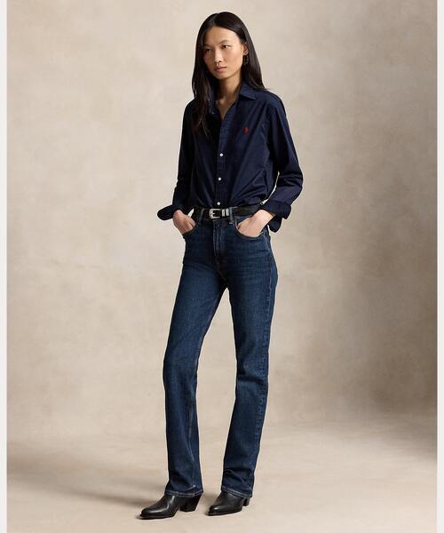 POLO RALPH LAUREN（ポロ ラルフ ローレン）の「クラシック フィット コットン ツイル シャツ（シャツ/ブラウス・レディース・ブルー・S/M/XS）」の4枚目の写真