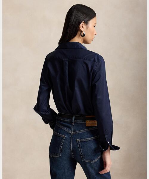 POLO RALPH LAUREN（ポロ ラルフ ローレン）の「クラシック フィット コットン ツイル シャツ（シャツ/ブラウス・レディース・ブルー・S/M/XS）」の6枚目の写真