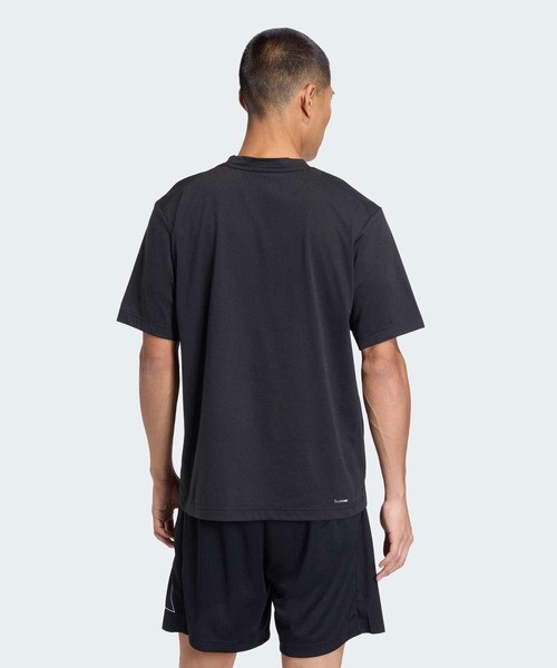 adidas(アディダス)の「ワークアウト エッセンシャルズ フィールレディ ロゴ Tシャツ / アディダス adidas(Tシャツ/カットソー・メンズ・ブラック・XX-LARGE/LARGE/3XL/MEDIUM/SMALL/X-LARGE)」の2枚目の写真