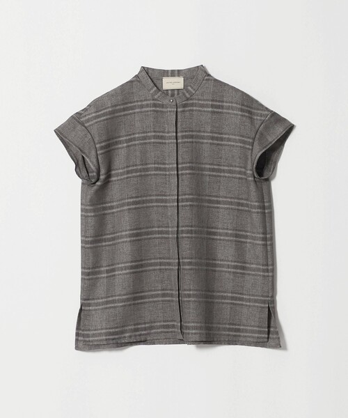 UNITED ARROWS（ユナイテッドアローズ）の「チェック バンドカラー フレンチスリーブ シャツ ‐ウォッシャブル‐（シャツ/ブラウス・レディース・その他2/その他7・FREE）」の12枚目の写真