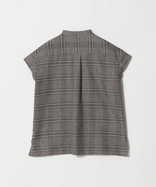 UNITED ARROWS（ユナイテッドアローズ）の「チェック バンドカラー フレンチスリーブ シャツ ‐ウォッシャブル‐（シャツ/ブラウス・レディース・その他2/その他7・FREE）」の13枚目の写真