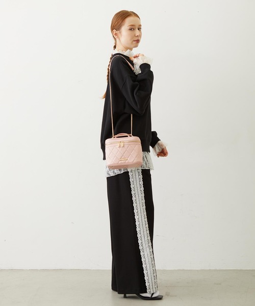 MILKFED.(ミルクフェド)の「VANITY BAG(ショルダーバッグ・レディース・ブラック/レッド/ライトピンク・ONE SIZE)」の15枚目の写真