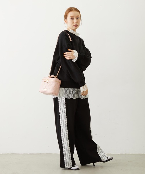 MILKFED.(ミルクフェド)の「VANITY BAG(ショルダーバッグ・レディース・ブラック/レッド/ライトピンク・ONE SIZE)」の17枚目の写真