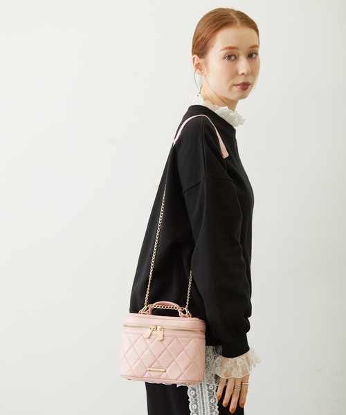 MILKFED.(ミルクフェド)の「VANITY BAG(ショルダーバッグ・レディース・ブラック/レッド/ライトピンク・ONE SIZE)」の10枚目の写真