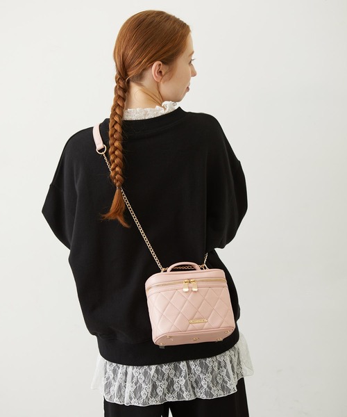 MILKFED.(ミルクフェド)の「VANITY BAG(ショルダーバッグ・レディース・ブラック/レッド/ライトピンク・ONE SIZE)」の13枚目の写真